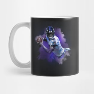 Lamar Baltimore Sports Art Mug